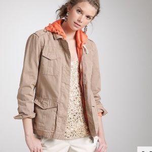J. Crew classic twill chino utility jacket EUC